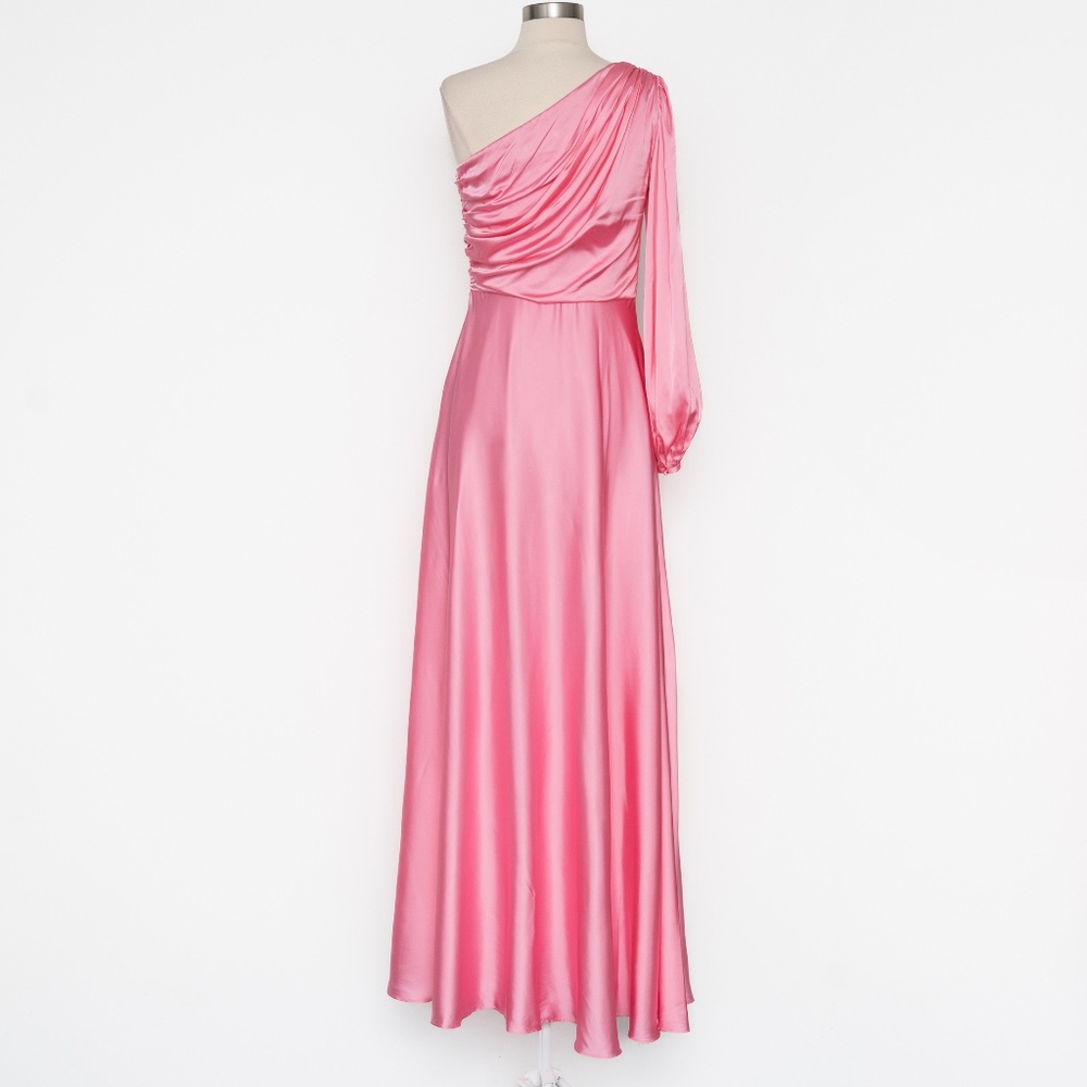AMUR -‎ Elisabet One-Shoulder Slit Gown - Picture 3 of 12